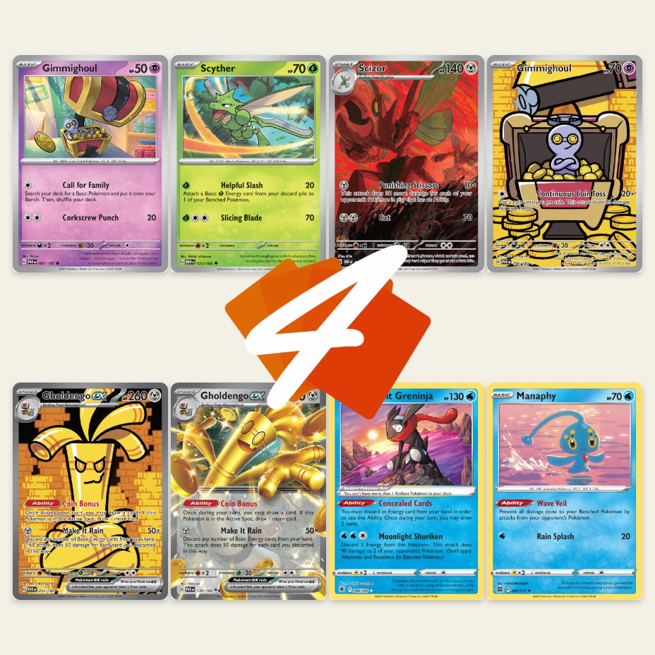 GHOLDENGO ex : OHKO Anything ! PTCGL Gameplay (Pokemon PARADOX RIFT)